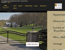 Tablet Screenshot of carolinahomeswithland.com